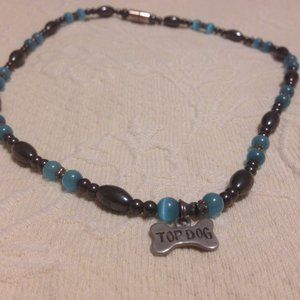Top Dog dog magnetic bead collar